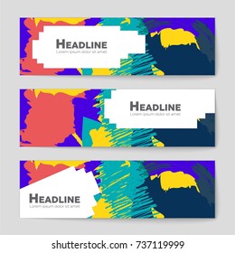 Abstract vector layout background set. For art template design, list, front page, mockup brochure theme style, banner, idea, cover, booklet, print, flyer, book, blank, card, ad, sign, sheet, a4