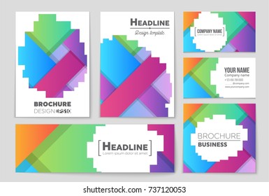 Abstract vector layout background set. For art template design, list, front page, mockup brochure theme style, banner, idea, cover, booklet, print, flyer, book, blank, card, ad, sign, sheet,, a4.