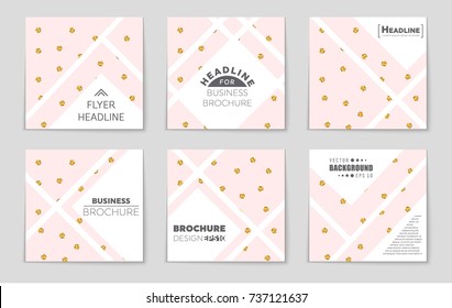 Abstract vector layout background set. For art template design, list, front page, mockup brochure theme style, banner, idea, cover, booklet, print, flyer, book, blank, card, ad, sign, sheet, a4