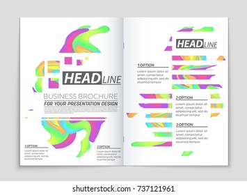 Abstract vector layout background set. For art template design, list, front page, mockup brochure theme style, banner, idea, cover, booklet, print, flyer, book, blank, card, ad, sign, sheet, a4