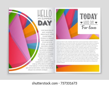 Abstract vector layout background set. For art template design, list, front page, mockup brochure theme style, banner, idea, cover, booklet, print, flyer, book, blank, card, ad, sign, sheet,, a4.