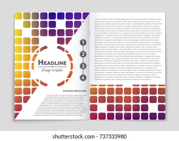 Abstract vector layout background set. For art template design, list, front page, mockup brochure theme style, banner, idea, cover, booklet, print, flyer, book, blank, card, ad, sign, sheet, a4.