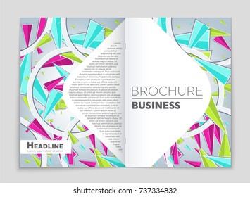 Abstract vector layout background set. For art template design, list, front page, mockup brochure theme style, banner, idea, cover, booklet, print, flyer, book, blank, card, ad, sign, sheet, a4.