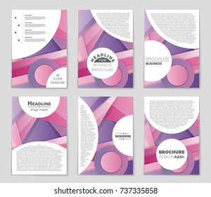 Abstract vector layout background set. For art template design, list, front page, mockup brochure theme style, banner, idea, cover, booklet, print, flyer, book, blank, card, ad, sign, sheet,, a4.