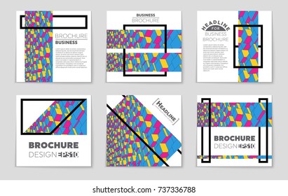 Abstract vector layout background set. For art template design, list, front page, mockup brochure theme style, banner, idea, cover, booklet, print, flyer, book, blank, card, ad, sign, sheet, a4