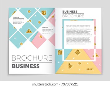 Abstract vector layout background set. For art template design, list, front page, mockup brochure theme style, banner, idea, cover, booklet, print, flyer, book, blank, card, ad, sign, sheet, a4