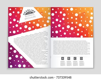 Abstract vector layout background set. For art template design, list, front page, mockup brochure theme style, banner, idea, cover, booklet, print, flyer, book, blank, card, ad, sign, sheet, a4
