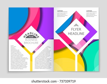 Abstract vector layout background set. For art template design, list, front page, mockup brochure theme style, banner, idea, cover, booklet, print, flyer, book, blank, card, ad, sign, sheet,, a4.