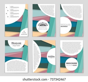 Abstract vector layout background set. For art template design, list, front page, mockup brochure theme style, banner, idea, cover, booklet, print, flyer, book, blank, card, ad, sign, sheet,, a4.