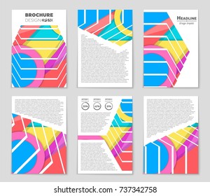 Abstract vector layout background set. For art template design, list, front page, mockup brochure theme style, banner, idea, cover, booklet, print, flyer, book, blank, card, ad, sign, sheet,, a4.