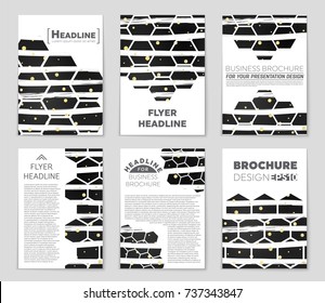 Abstract vector layout background set. For art template design, list, front page, mockup brochure theme style, banner, idea, cover, booklet, print, flyer, book, blank, card, ad, sign, sheet, a4