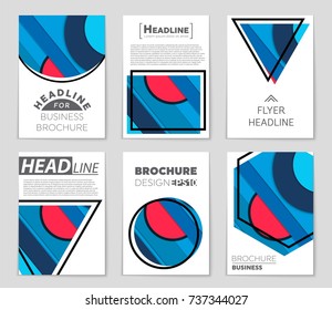 Abstract vector layout background set. For art template design, list, front page, mockup brochure theme style, banner, idea, cover, booklet, print, flyer, book, blank, card, ad, sign, sheet,, a4.