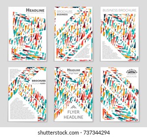 Abstract vector layout background set. For art template design, list, front page, mockup brochure theme style, banner, idea, cover, booklet, print, flyer, book, blank, card, ad, sign, sheet, a4