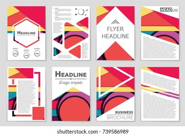 Abstract vector layout background set. For art template design, list, front page, mockup brochure theme style, banner, idea, cover, booklet, print, flyer, book, blank, card, ad, sign, sheet,, a4.
