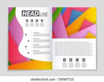 Abstract vector layout background set. For art template design, list, front page, mockup brochure theme style, banner, idea, cover, booklet, print, flyer, book, blank, card, ad, sign, sheet,, a4.