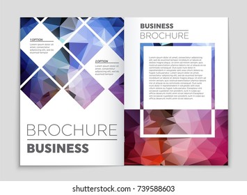 Abstract vector layout background set. For art template design, list, front page, mockup brochure theme style, banner, idea, cover, booklet, print, flyer, book, blank, card, ad, sign, sheet, a4