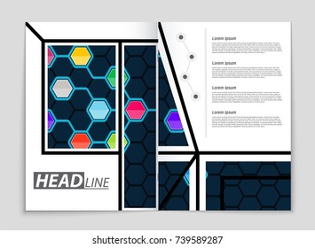 Abstract vector layout background set. For art template design, list, front page, mockup brochure theme style, banner, idea, cover, booklet, print, flyer, book, blank, card, ad, sign, sheet, a4.