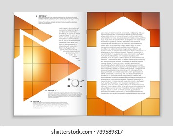 Abstract vector layout background set. For art template design, list, front page, mockup brochure theme style, banner, idea, cover, booklet, print, flyer, book, blank, card, ad, sign, sheet, a4.