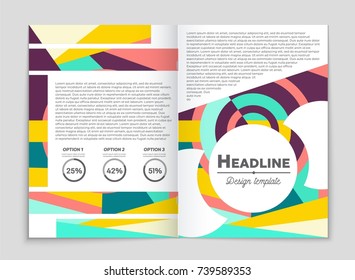 Abstract vector layout background set. For art template design, list, front page, mockup brochure theme style, banner, idea, cover, booklet, print, flyer, book, blank, card, ad, sign, sheet, a4
