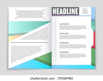 Abstract vector layout background set. For art template design, list, front page, mockup brochure theme style, banner, idea, cover, booklet, print, flyer, book, blank, card, ad, sign, sheet,, a4.