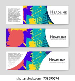 Abstract vector layout background set. For art template design, list, front page, mockup brochure theme style, banner, idea, cover, booklet, print, flyer, book, blank, card, ad, sign, sheet, a4