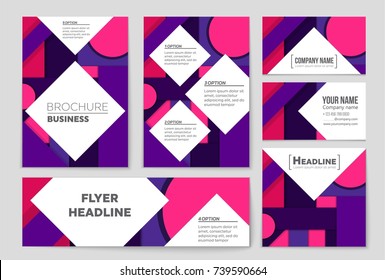 Abstract vector layout background set. For art template design, list, front page, mockup brochure theme style, banner, idea, cover, booklet, print, flyer, book, blank, card, ad, sign, sheet,, a4.
