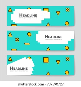 Abstract vector layout background set. For art template design, list, front page, mockup brochure theme style, banner, idea, cover, booklet, print, flyer, book, blank, card, ad, sign, sheet, a4.