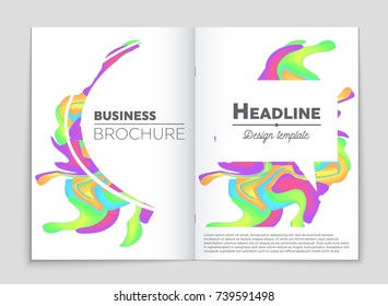 Abstract vector layout background set. For art template design, list, front page, mockup brochure theme style, banner, idea, cover, booklet, print, flyer, book, blank, card, ad, sign, sheet, a4