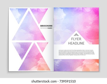 Abstract vector layout background set. For art template design, list, front page, mockup brochure theme style, banner, idea, cover, booklet, print, flyer, book, blank, card, ad, sign, sheet, a4
