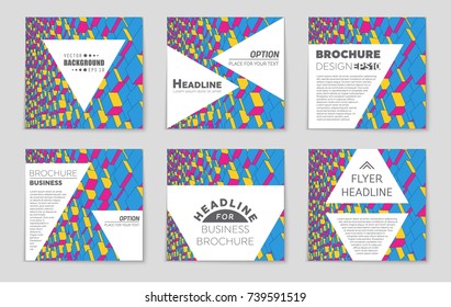 Abstract vector layout background set. For art template design, list, front page, mockup brochure theme style, banner, idea, cover, booklet, print, flyer, book, blank, card, ad, sign, sheet, a4