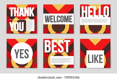 Abstract vector layout background set. For art template design, list, front page, mockup brochure theme style, banner, idea, cover, booklet, print, flyer, book, blank, card, ad, sign, sheet,, a4.