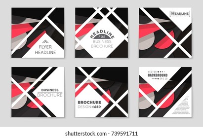 Abstract vector layout background set. For art template design, list, front page, mockup brochure theme style, banner, idea, cover, booklet, print, flyer, book, blank, card, ad, sign, sheet,, a4.