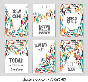 Abstract vector layout background set. For art template design, list, front page, mockup brochure theme style, banner, idea, cover, booklet, print, flyer, book, blank, card, ad, sign, sheet, a4
