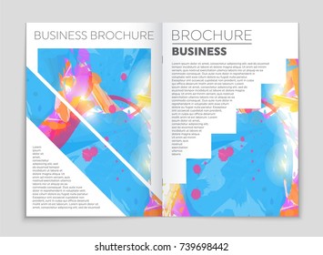 Abstract vector layout background set. For art template design, list, front page, mockup brochure theme style, banner, idea, cover, booklet, print, flyer, book, blank, card, ad, sign, sheet, a4