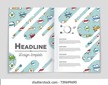 Abstract vector layout background set. For art template design, list, front page, mockup brochure theme style, banner, idea, cover, booklet, print, flyer, book, blank, card, ad, sign, sheet, a4.