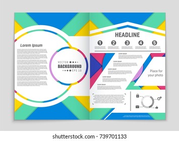 Abstract vector layout background set. For art template design, list, front page, mockup brochure theme style, banner, idea, cover, booklet, print, flyer, book, blank, card, ad, sign, sheet,, a4.