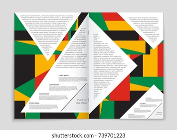 Abstract vector layout background set. For art template design, list, front page, mockup brochure theme style, banner, idea, cover, booklet, print, flyer, book, blank, card, ad, sign, sheet, a4.