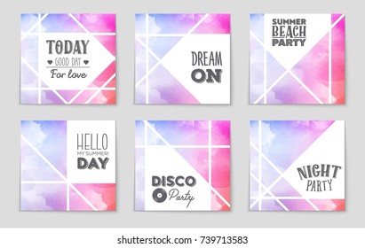 Abstract vector layout background set. For art template design, list, front page, mockup brochure theme style, banner, idea, cover, booklet, print, flyer, book, blank, card, ad, sign, sheet, a4