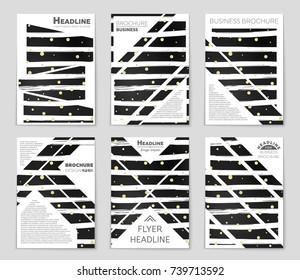 Abstract vector layout background set. For art template design, list, front page, mockup brochure theme style, banner, idea, cover, booklet, print, flyer, book, blank, card, ad, sign, sheet, a4
