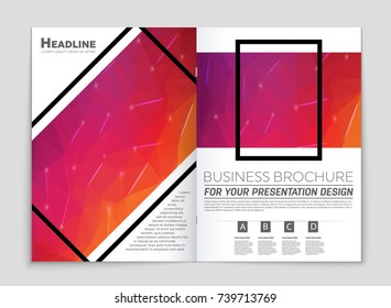 Abstract vector layout background set. For art template design, list, front page, mockup brochure theme style, banner, idea, cover, booklet, print, flyer, book, blank, card, ad, sign, sheet, a4