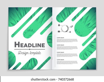 Abstract vector layout background set. For art template design, list, front page, mockup brochure theme style, banner, idea, cover, booklet, print, flyer, book, blank, card, ad, sign, sheet, a4.