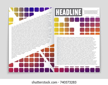Abstract vector layout background set. For art template design, list, front page, mockup brochure theme style, banner, idea, cover, booklet, print, flyer, book, blank, card, ad, sign, sheet, a4.