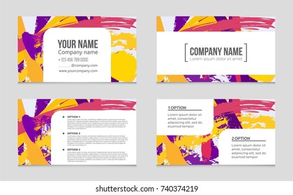 Abstract vector layout background set. For art template design, list, front page, mockup brochure theme style, banner, idea, cover, booklet, print, flyer, book, blank, card, ad, sign, sheet, a4