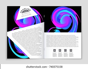 Abstract vector layout background set. For art template design, list, front page, mockup brochure theme style, banner, idea, cover, booklet, print, flyer, book, blank, card, ad, sign, sheet, a4