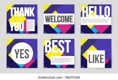 Abstract vector layout background set. For art template design, list, front page, mockup brochure theme style, banner, idea, cover, booklet, print, flyer, book, blank, card, ad, sign, sheet,, a4.