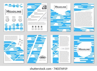 Abstract vector layout background set. For art template design, list, front page, mockup brochure theme style, banner, idea, cover, booklet, print, flyer, book, blank, card, ad, sign, sheet, a4.