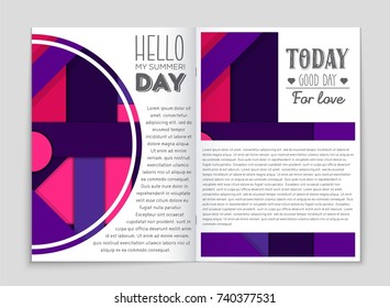 Abstract vector layout background set. For art template design, list, front page, mockup brochure theme style, banner, idea, cover, booklet, print, flyer, book, blank, card, ad, sign, sheet,, a4.