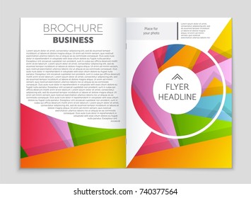 Abstract vector layout background set. For art template design, list, front page, mockup brochure theme style, banner, idea, cover, booklet, print, flyer, book, blank, card, ad, sign, sheet,, a4.