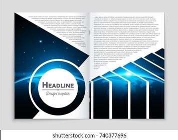 Abstract vector layout background set. For art template design, list, front page, mockup brochure theme style, banner, idea, cover, booklet, print, flyer, book, blank, card, ad, sign, sheet, a4
