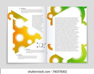 Abstract vector layout background set. For art template design, list, front page, mockup brochure theme style, banner, idea, cover, booklet, print, flyer, book, blank, card, ad, sign, sheet, a4.